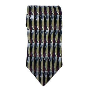 Jhane Barnes Men's Tie 100% Silk Made in Japan